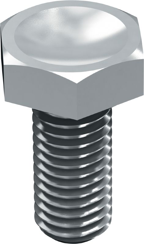 Obraz 1 z 1: Śruba MT-TLB Twist-Lock Śruba z łbem sześciokątnym do stosowania z zamkami Twist-Lock podczas montażu konstrukcji z szyn montażowych