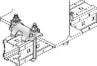 Klamra dźwigara MI-DGC Ocynkowana ogniowo podwójna klamra dźwigara do łączenia belek MI z dźwigarami stalowymi przy dużych obciążeniach