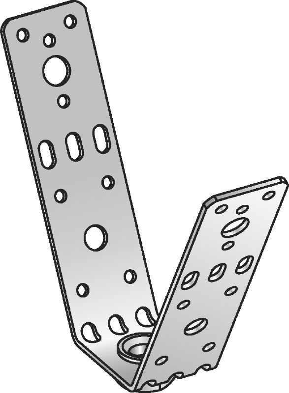 Wieszak montażowy MVA-MS do blachy trapezowej Ocynkowany wieszak montażowy do blachy trapezowej bez izolacji akustycznej