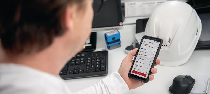 Bramka Bluetooth AI G125 Bramka Bluetooth to kompleksowe rozwiązanie do śledzenia zasobów magazynowych i zarządzania nimi (Hilti ON!Track) Aplikacje 1
