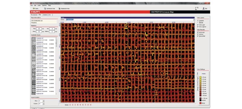 PROFIS Ferroscan MAP Oprogramowanie komputerowe Aplikacje 1