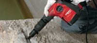 Młot dłutujący TE 300-AVR SDS-Plus Bardzo lekki młot wyburzeniowy, z uchwytem SDS Plus (TE-C), do korekt powierzchni betonu i muru Aplikacje 1