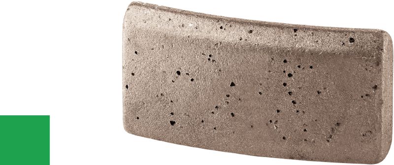Obraz 1 z 2: Segment diamentowy P-U do materiałów abrazyjnych Standardowy segment diamentowy do wiercenia rdzeniowego z użyciem wszystkich wiertnic we wszystkich rodzajach betonu