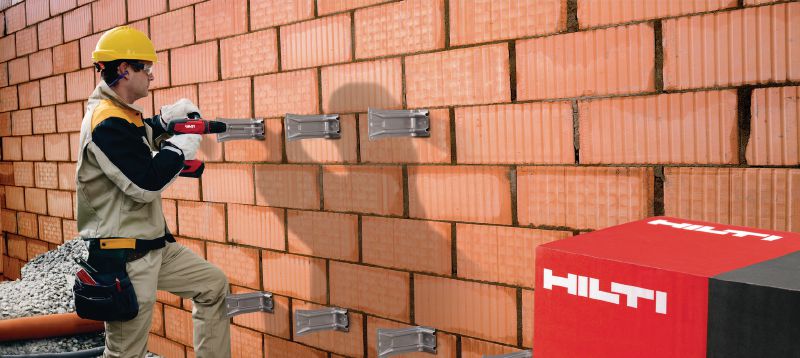 Kotwa plastikowa HRD-HF Wstępnie zmontowana kotwa plastikowa do mocowania w betonie i murze, z wkrętem odpornym na korozję (ocynk ogniowy, łeb sześciokątny) Aplikacje 1