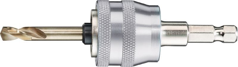 Trzpień z wiertłem pilotowym do MetalCut Trzpień z wiertłem pilotowym do stosowania z otwornicami Premium MetalCut