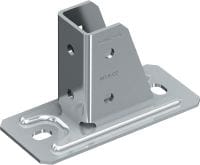 Stopa do szyn montażowych MT-B-O2 Łącznik do kotwienia konstrukcji szyn montażowych do betonu lub stali